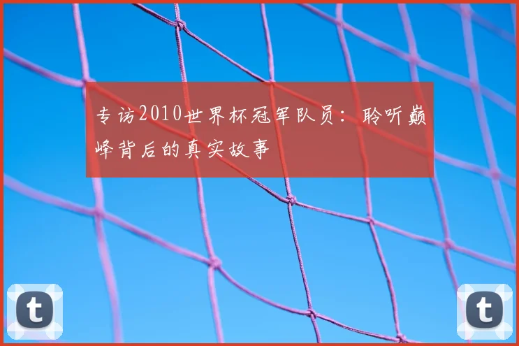专访2010世界杯冠军队员：聆听巅峰背后的真实故事