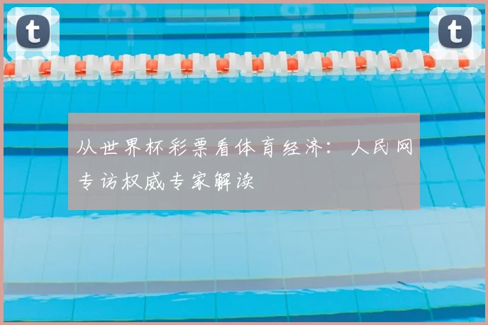 从世界杯彩票看体育经济：人民网专访权威专家解读