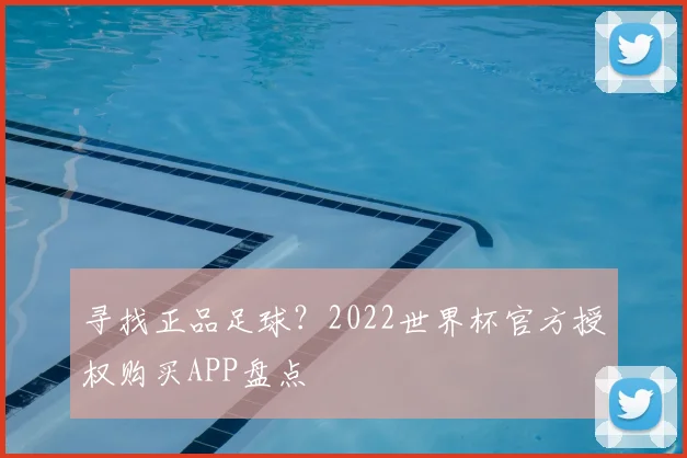 寻找正品足球？2022世界杯官方授权购买APP盘点